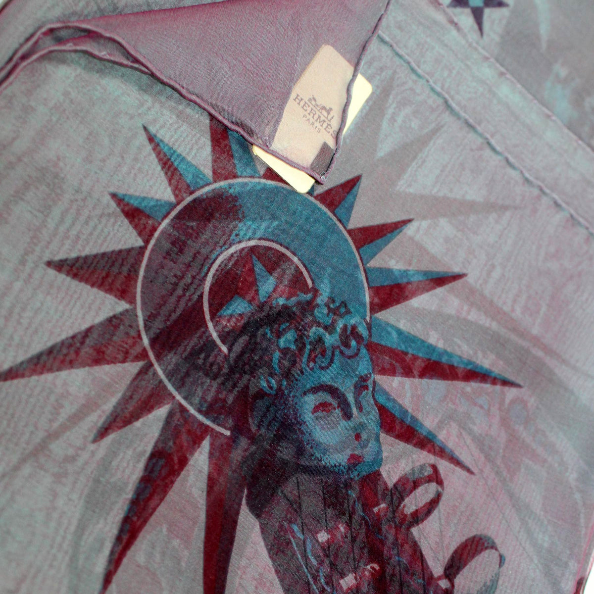 Hermes Scarf Quintessence Fuchsia 