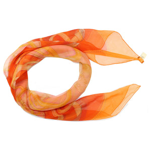 Hermes Orange Scarf - always perfect