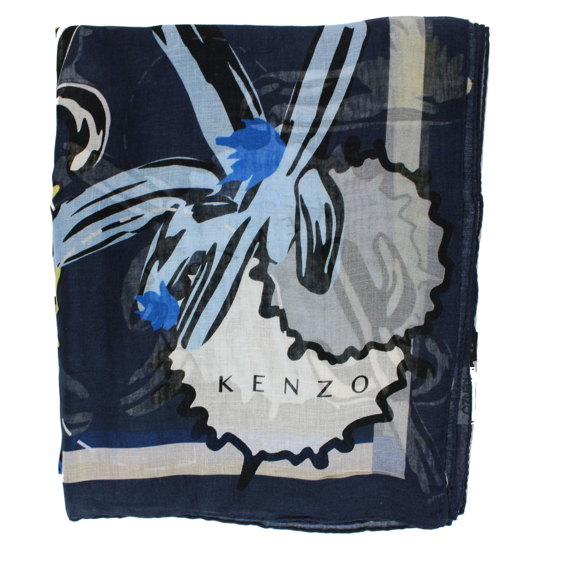 小物 Kenzo Paris eye scarf Kenzo Modal and cashmere Eye scarf - Black - Men