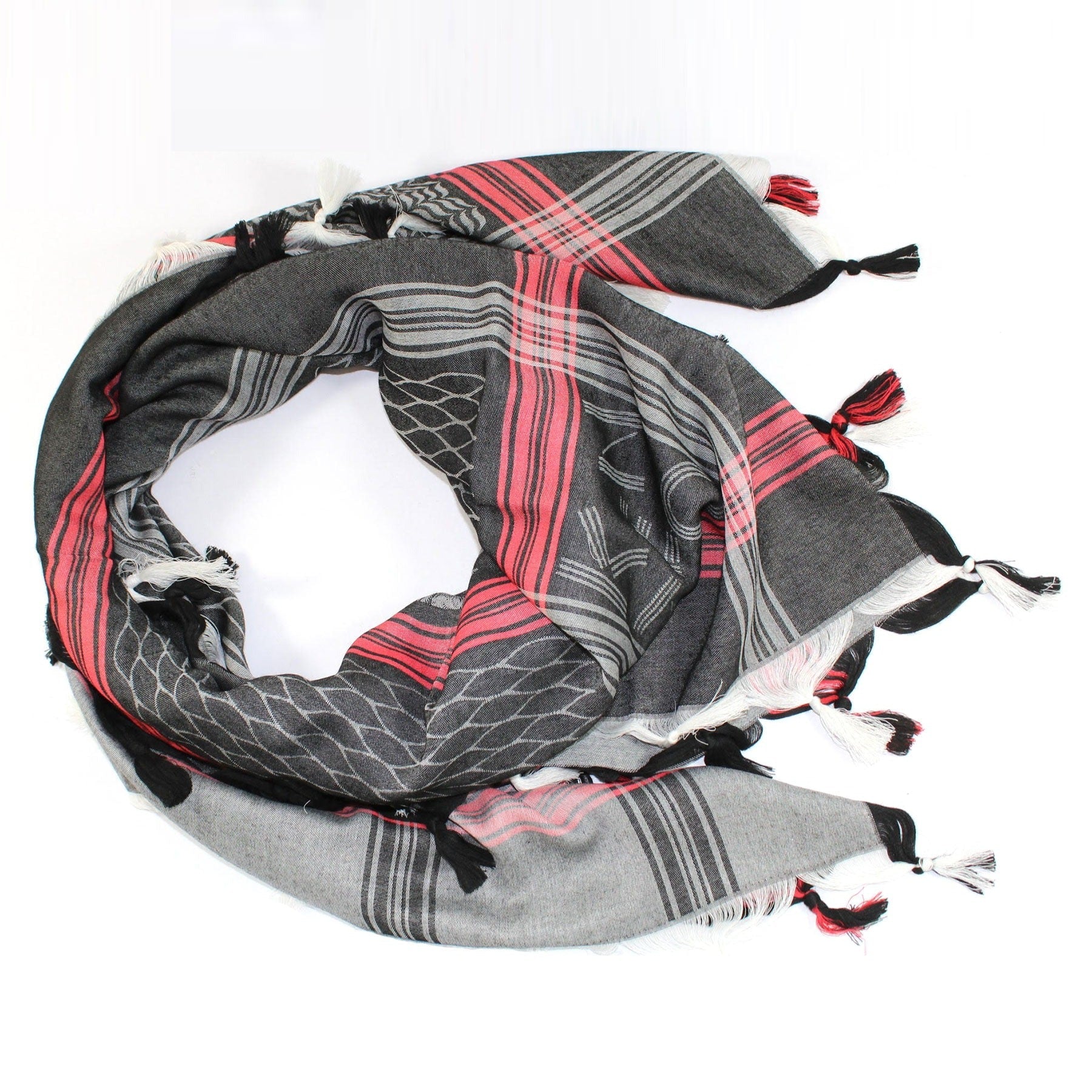 Kenzo Scarf Black Tiger Design - Extra Large Viscose Cotton Wrap