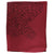 Kenzo Scarf Brick Red Logo Design - Modal Silk Shawl