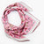 Kiton Silk Scarf Pink Beach Design 