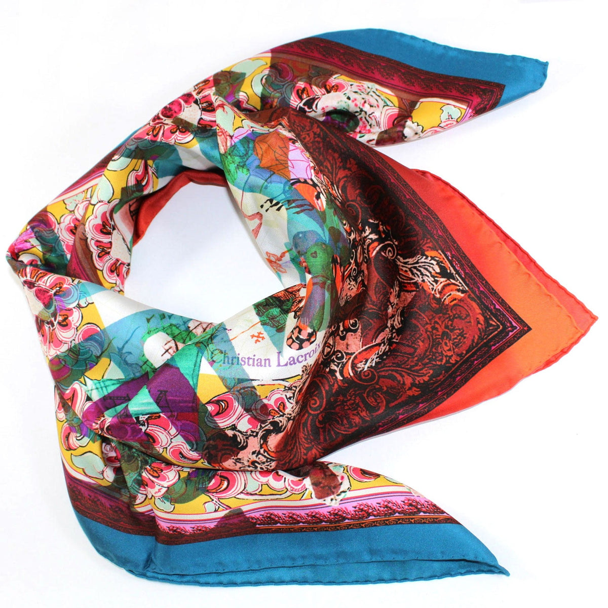 Christian Lacroix Scarf Twill Silk Scarf