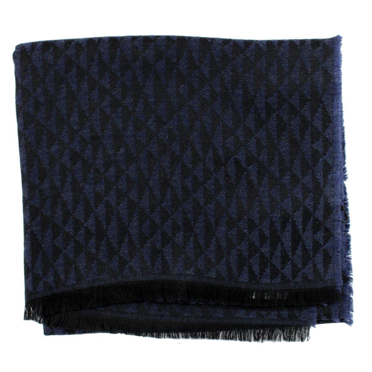 Lanvin Scarf Black Purple Design