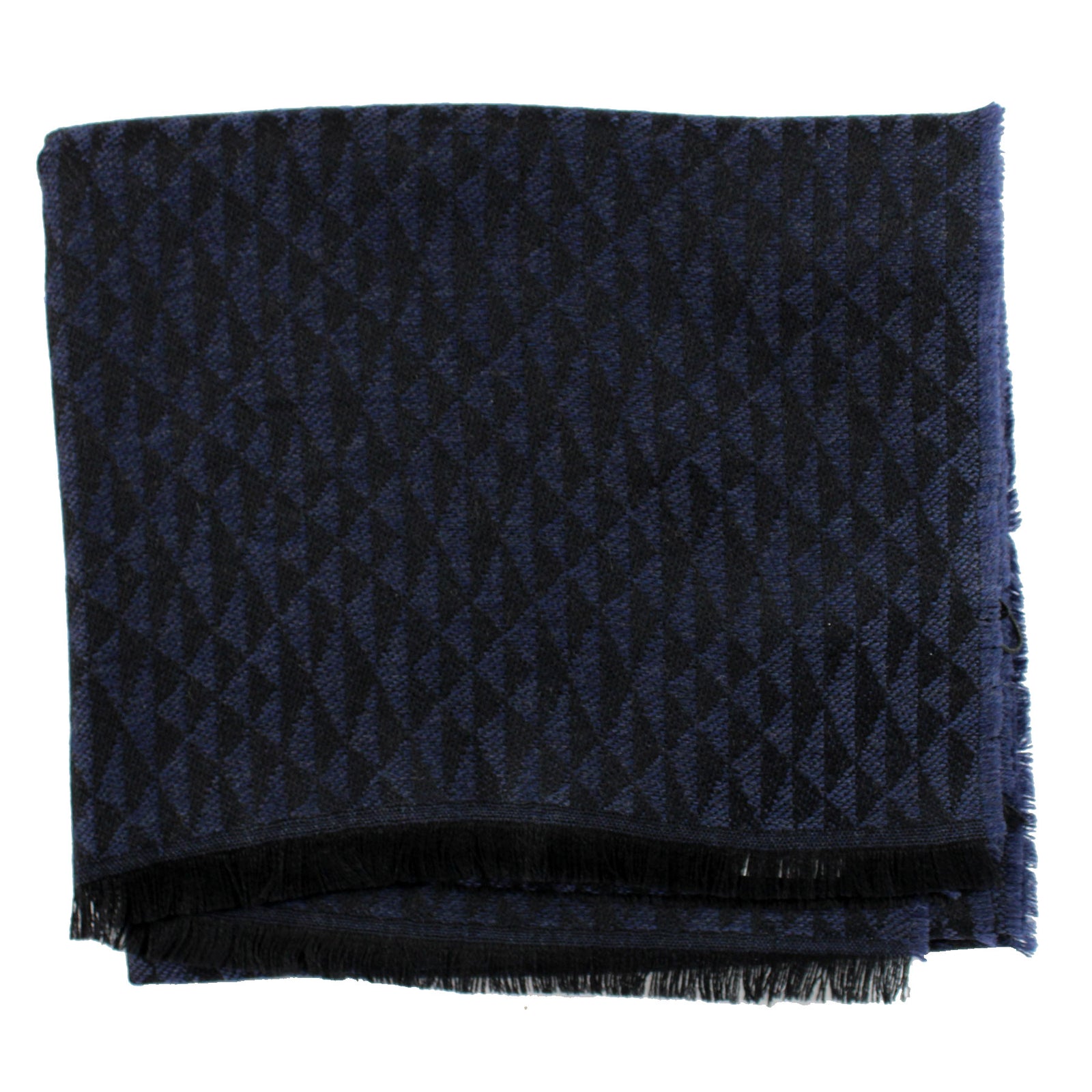 Lanvin Scarf Black Purple Design