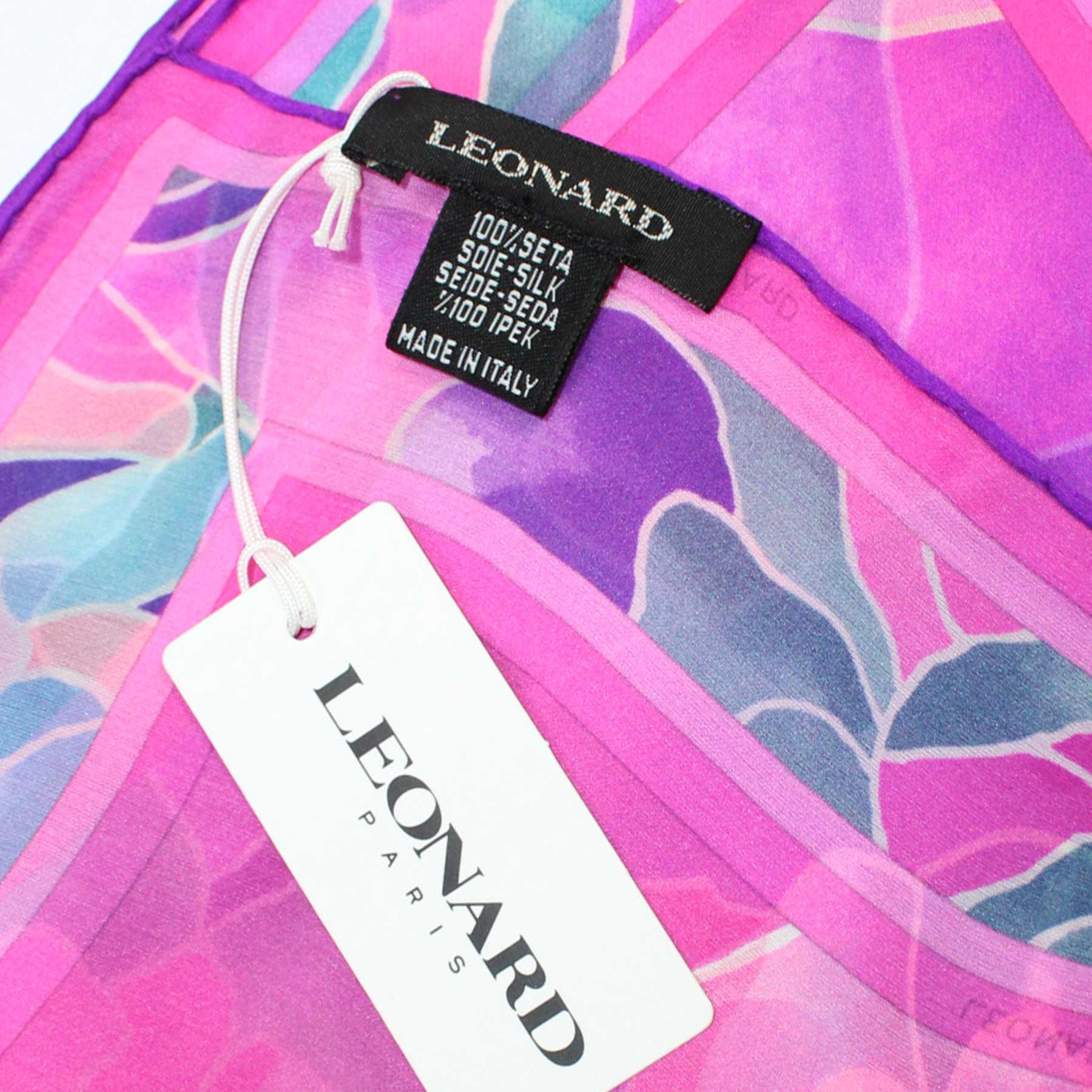 Leonard Paris  Pink Scarf