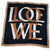 Loewe Scarf Brown Logo Design  Large Cashmere Blend Shawl