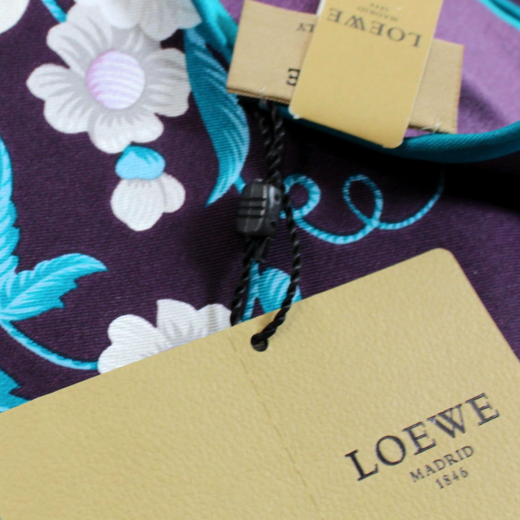 Loewe Large Square Silk Scarf