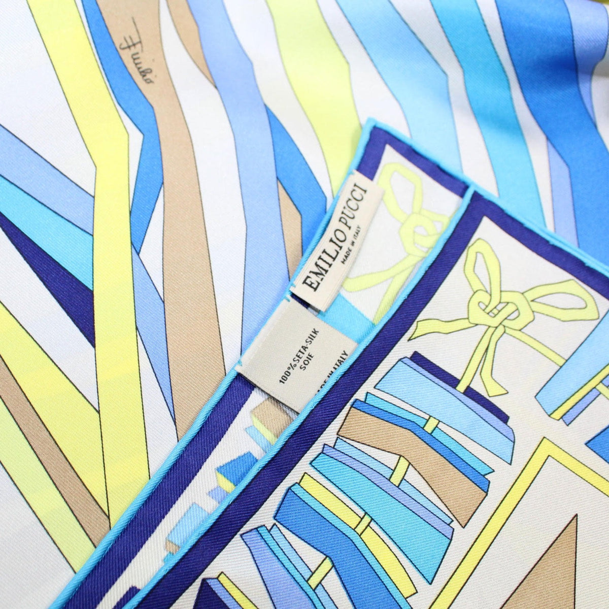 Emilio Pucci Silk Scarf - Large Twill Silk Square Scarf