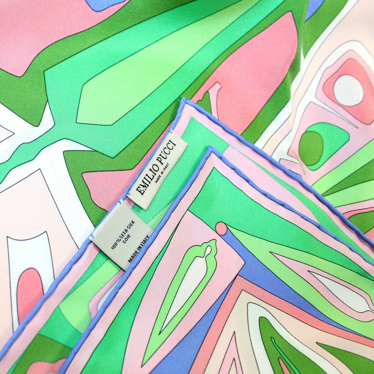 Emilio Pucci Scarf - Large Twill Silk Square Scarf