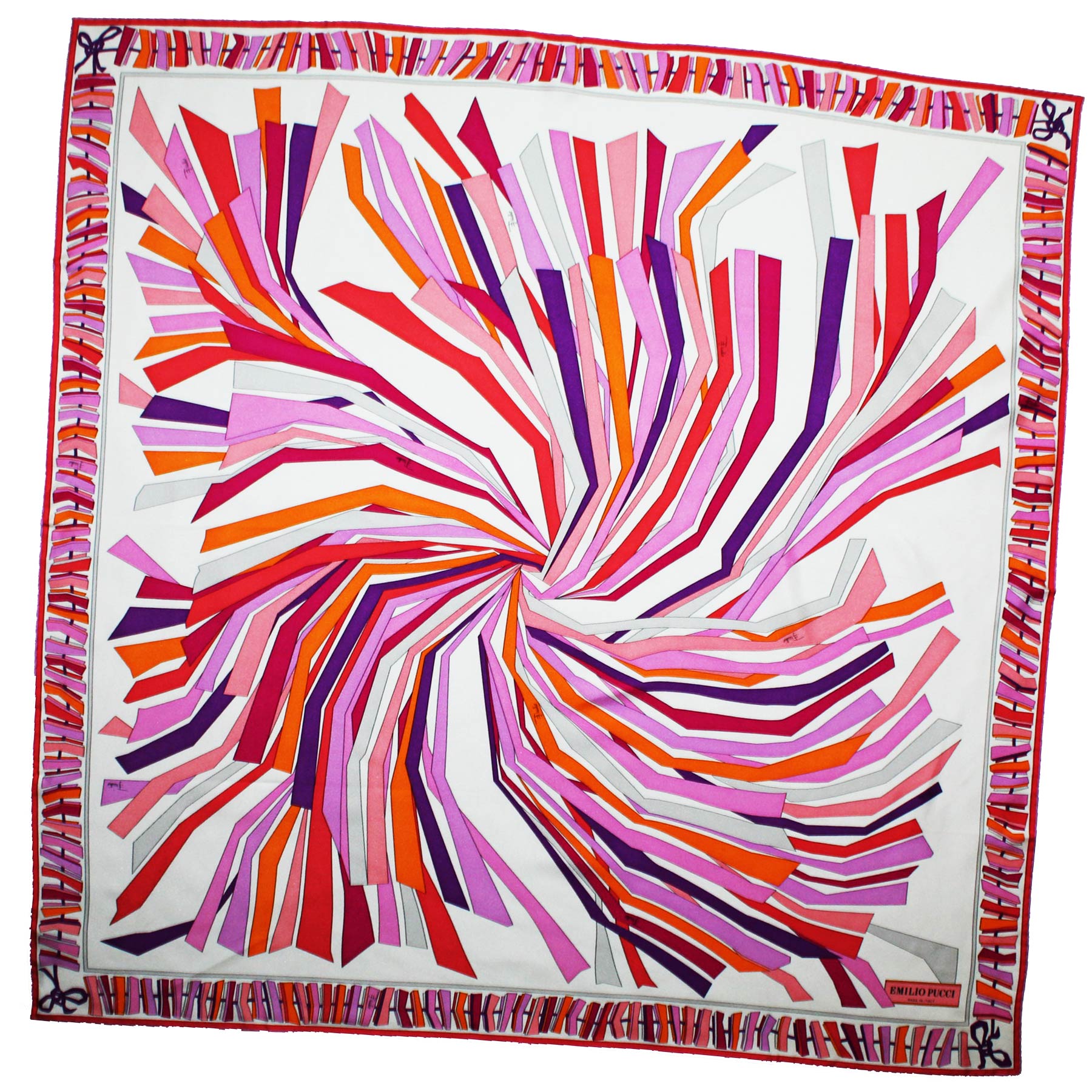 Mrs Couture Emilio Pucci Color Tassel Scarf