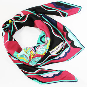 EMILIO PUCCI: neck scarf for woman - Pink  Emilio Pucci neck scarf 1UGB52  1UN52 online at