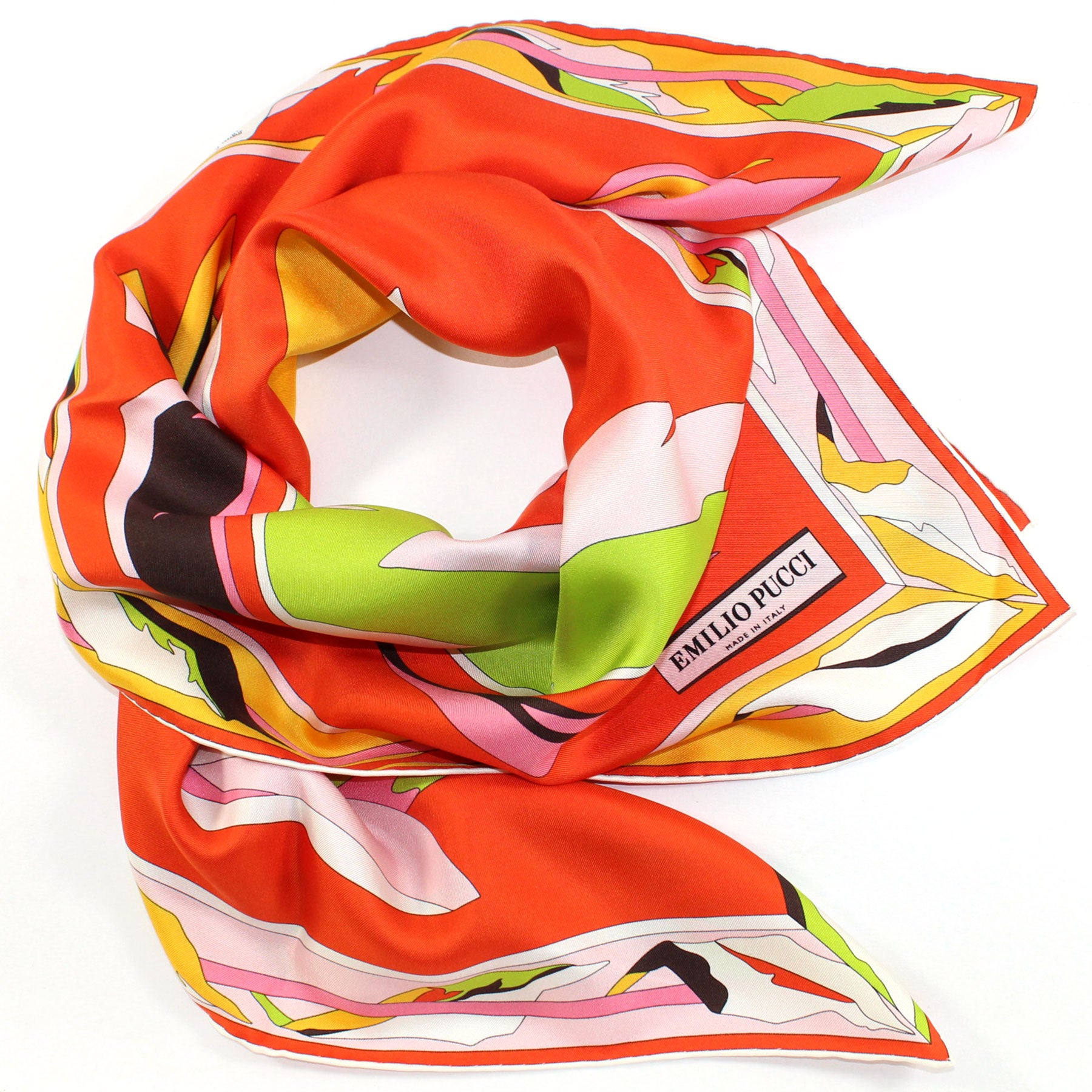 Emilio Pucci, Accessories, Emilio Pucci Multicolored Silk Scarf